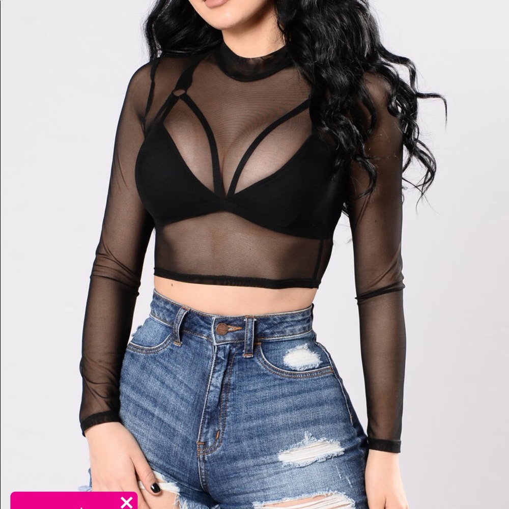 Goin down tonight mesh top